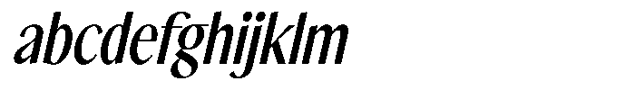 The Reading Wogue Oblique FONT