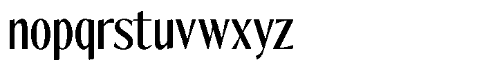The Reading Wogue Regular Font LOWERCASE