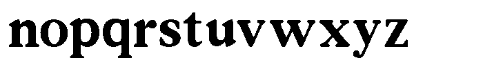 The Redlane Font LOWERCASE