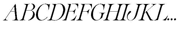 The Regals Bold Italic Font UPPERCASE