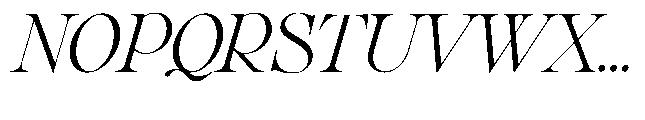 The Regals Bold Italic Font UPPERCASE
