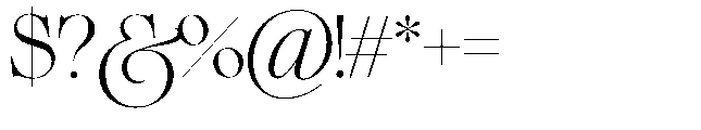 The Regals Bold Font OTHER CHARS