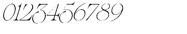 The Regals Italic Font OTHER CHARS