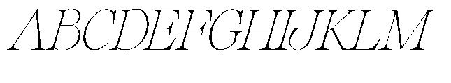 The Regals Italic Font UPPERCASE