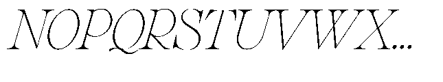 The Regals Italic Font UPPERCASE