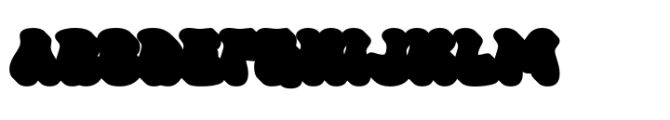 The Retro Eighties Extrude Font UPPERCASE