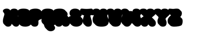 The Retro Eighties Extrude Font UPPERCASE