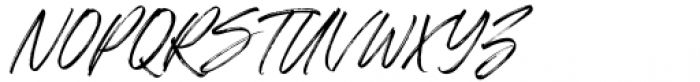 The Roletta Slant Font UPPERCASE