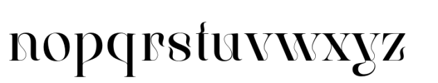 The Roman Historia Regular Font LOWERCASE