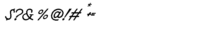 The Rowling Show Font OTHER CHARS