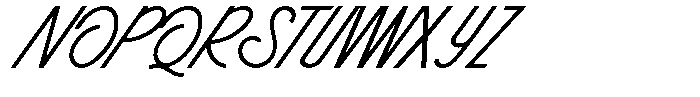 The Rowling Show Font UPPERCASE
