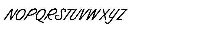 The Rowling Show Font LOWERCASE