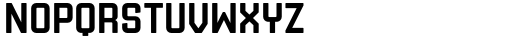 The Ruby Sans Semi Condensed Medium Font LOWERCASE