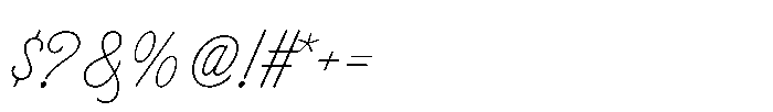 The Salty Monday Script Font OTHER CHARS