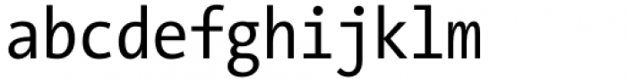 The Sans Mono Condensed Regular Font LOWERCASE