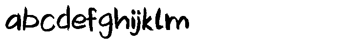 The Scrumble Handwritten FONT