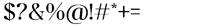 The Serifon Editorial Regular Font OTHER CHARS