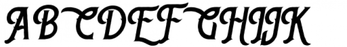 The Sherloks Italic Font UPPERCASE