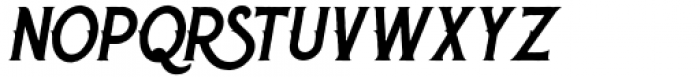 The Sherloks Italic Font LOWERCASE