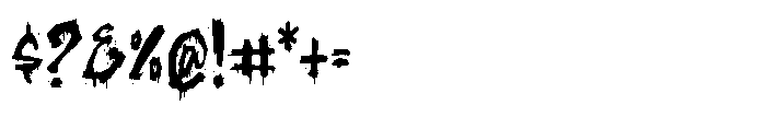 The Silent Murder Font OTHER CHARS