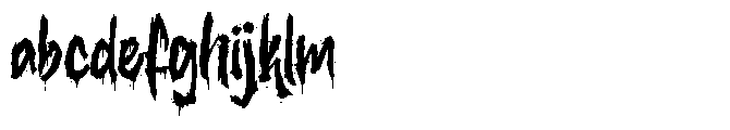 The Silent Murder FONT