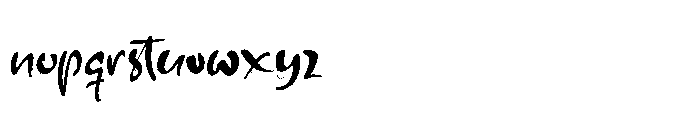 The Smoqite Font LOWERCASE