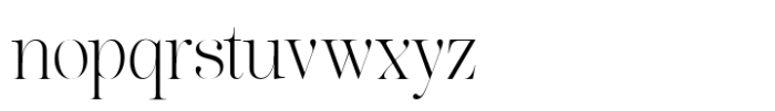 The Softly Serif Condensed Font LOWERCASE
