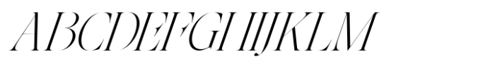 The Softly Serif Italic Font UPPERCASE