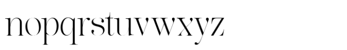 The Softly Serif Regular Font LOWERCASE