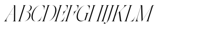 The Softly Serif Slant Condensed Font UPPERCASE