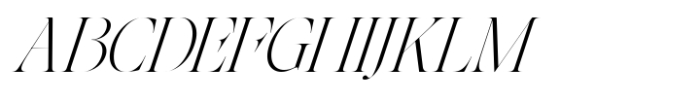 The Softly Serif Slant Font UPPERCASE