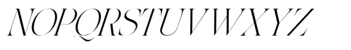 The Softly Serif Slant Font UPPERCASE