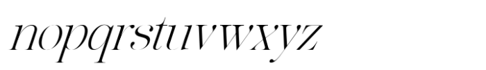 The Softly Serif Slant Font LOWERCASE