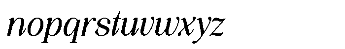 The Starly Ethical Bold Italic Font LOWERCASE