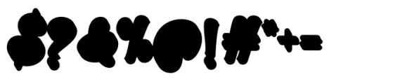 The Sticky Line Extrude Font OTHER CHARS