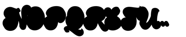The Sticky Line Extrude Font UPPERCASE