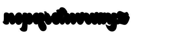 The Sticky Line Extrude Font LOWERCASE