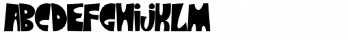 The Strattos Regular Font LOWERCASE