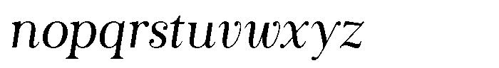 The Stripes Editorial Scale Italic Font LOWERCASE