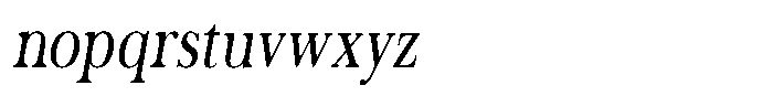 The Stripes Editorial The Stripes Condensed Slant Font LOWERCASE