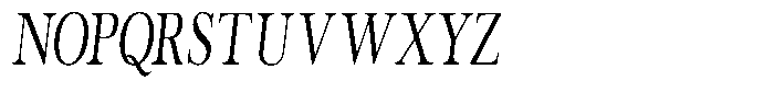 The Stripes Editorial The Stripes Extra Condensed Italic Font UPPERCASE