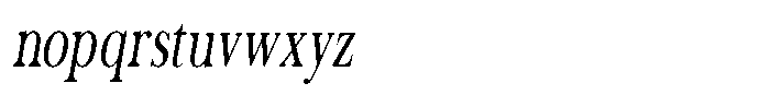 The Stripes Editorial The Stripes Extra Condensed Slant Font LOWERCASE