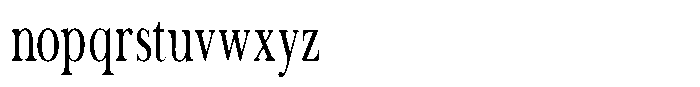 The Stripes Editorial The Stripes Extra Condensed Font LOWERCASE