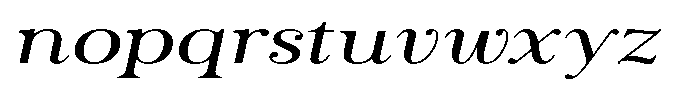 The Stripes Editorial The Stripes Extra Exp Italic Font LOWERCASE