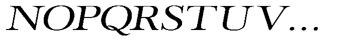 The Stripes Editorial The Stripes Extra Expanded Slant Font UPPERCASE