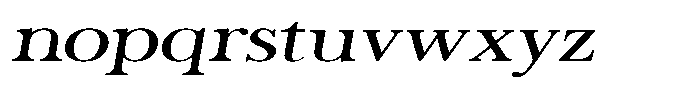 The Stripes Editorial The Stripes Extra Expanded Slant Font LOWERCASE