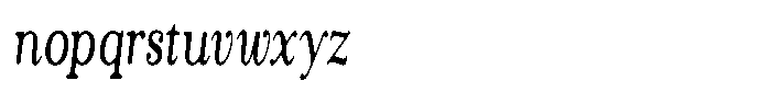 The Stripes Editorial The Stripes Grade Sf Extra Condensed Italic Font LOWERCASE