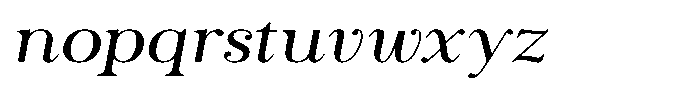 The Stripes Editorial The Stripes Semi Expanded Italic Font LOWERCASE