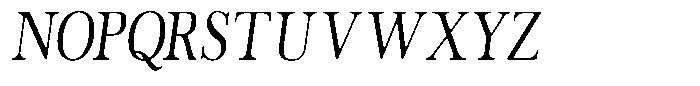 The Stripes Editorial The Stripes Soft Condensed Italic Font UPPERCASE