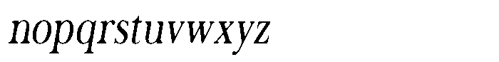 The Stripes Editorial The Stripes Soft Condensed Slant Font LOWERCASE